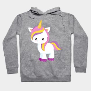 Cute Unicorn, Little Unicorn, Kawaii Unicorn Hoodie